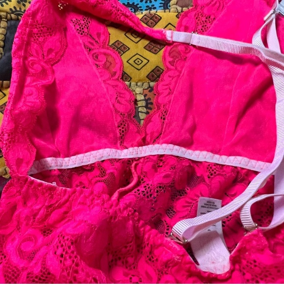 We Are HAH! | Comin' in HAHt! Deep-V ♻️ Lace Bodysuit in HAHt Lava, sz: sm. EUC - Picture 10 of 10